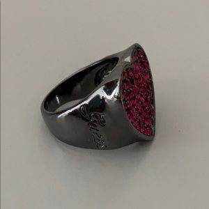 LIKE NEW Guess Heart Ring